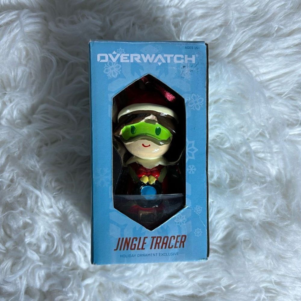 Overwatch Jingle Tracer Holiday Ornament Figure Blizzard Entertainment Christmas